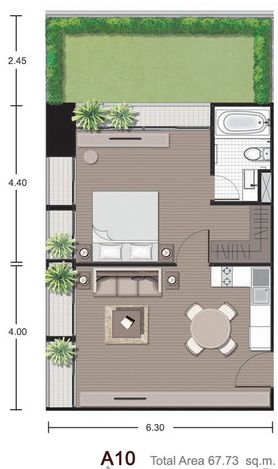 Noble Reveal Ekamai 1 Bedroom A10