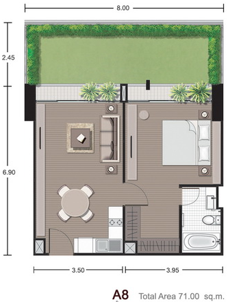 Noble Reveal Ekamai 1 Bedroom A8