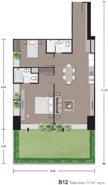 Noble Reveal Ekamai 2 Bedroom B12