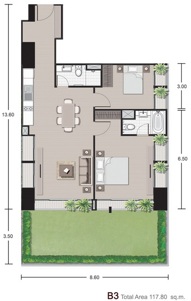 Noble Reveal Ekamai 2 Bedroom B3