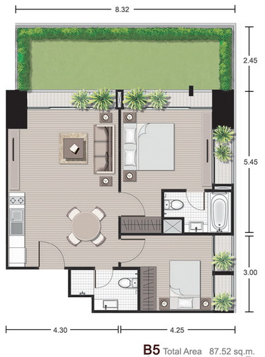 Noble Reveal Ekamai 2 Bedroom B5