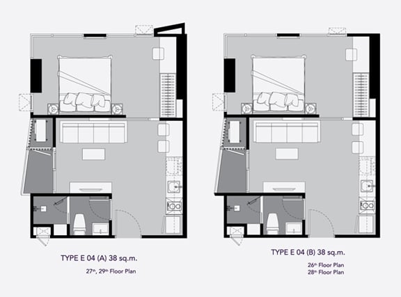 Rhythm Ekkamai 1 BD Type E04 38 sq.m.