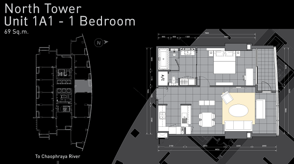 The River by Raimon Land 1 Bedroom 1A1