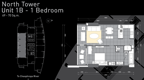 The River by Raimon Land 1 Bedroom 1B