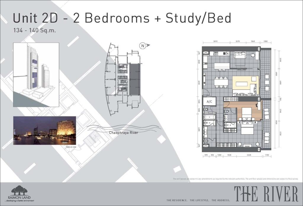 The River by Raimon Land 2 Bedrooms 2D