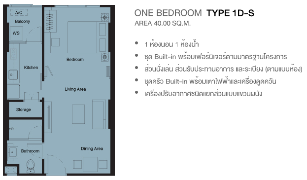 BLOCS 77 1 Bedroom Type 1D-s