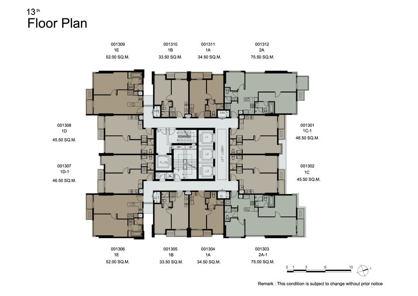 Keyne by Sansiri 13th Floor