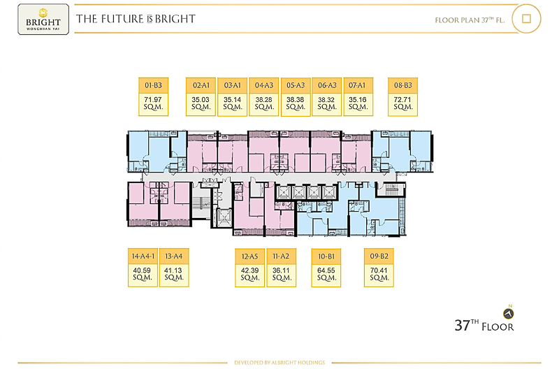 Bright Wongwian Yai 37th Floor