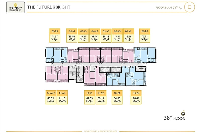 Bright Wongwian Yai 38th Floor