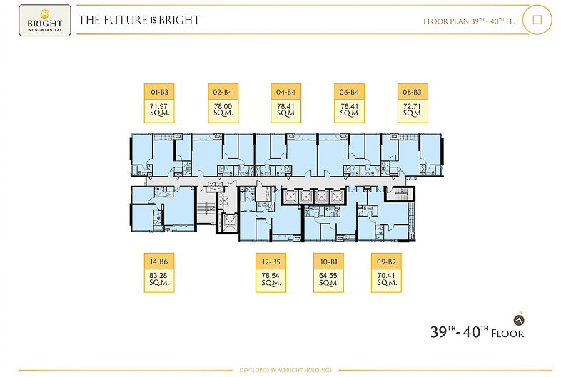 Bright Wongwian Yai 39th-40th Floor