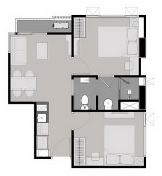 Rhythm Asoke 2 Bedrooms Type C8