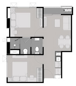 Rhythm Asoke 2 Bedrooms Type C9