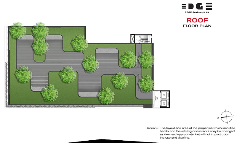 Edge Sukhumvit 23 Parking Roof