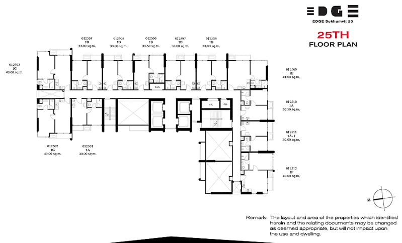 Edge Sukhumvit 23 Residence 25th floor