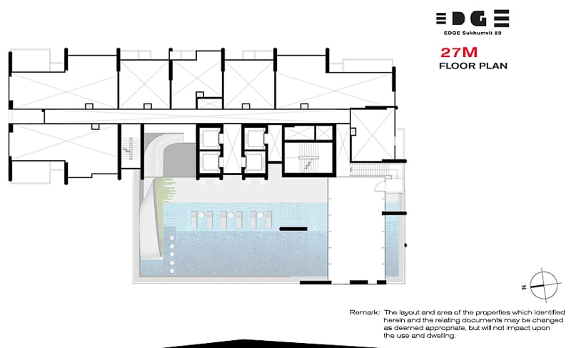 Edge Sukhumvit 23 Residence 27mth floor