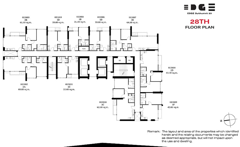 Edge Sukhumvit 23 Residence 28th floor