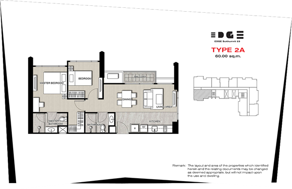 Edge Sukhumvit 2BD Type 2A