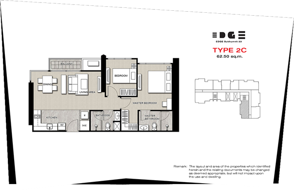 Edge Sukhumvit 2BD Type 2C