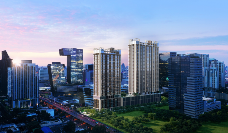 รีวิว Nue District R9 คอนโด High Rise ตึกคู่ ใกล้ MRT พระราม 9 และ Central พระราม 9