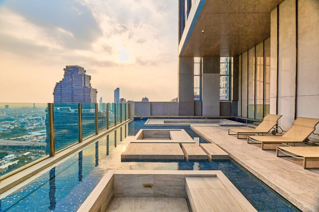 The Diplomat Sathorn Semi-indoor swimming Pool