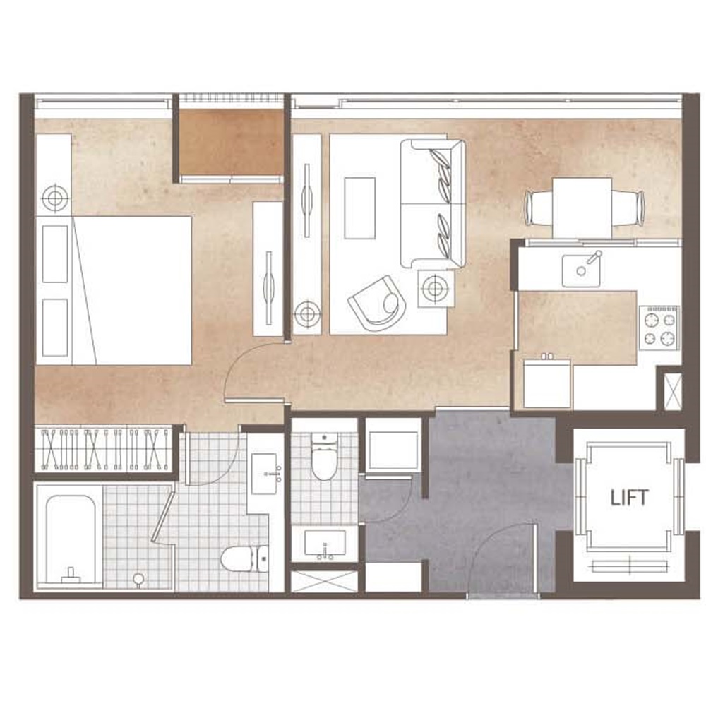 Chalermnit Art De Maison 1 Bedroom A202