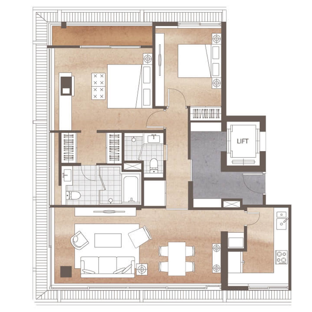 Chalermnit Art De Maison 2 Bedrooms A504