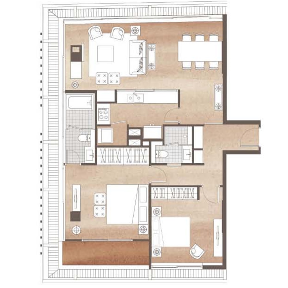 Chalermnit Art De Maison 2 Bedrooms B302