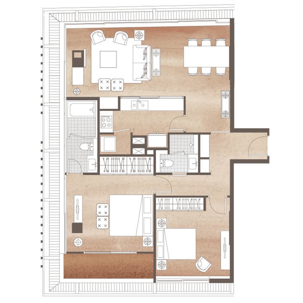 Chalermnit Art De Maison 2 Bedrooms B402