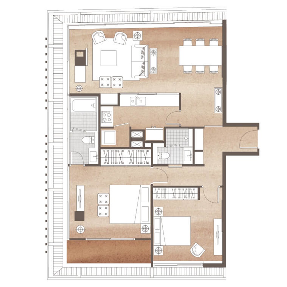 Chalermnit Art De Maison 2 Bedrooms B502