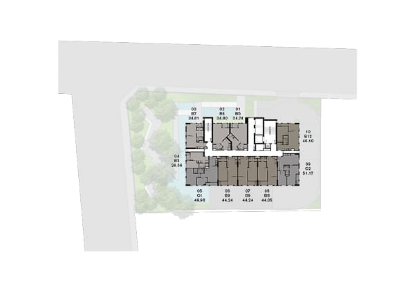 Chapter Chula-Samyan Map 10th-20th Floor