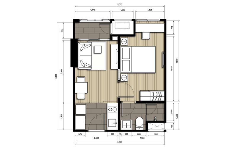 Ideo Mobi Sukhumvit 1 Bedroom B1-2