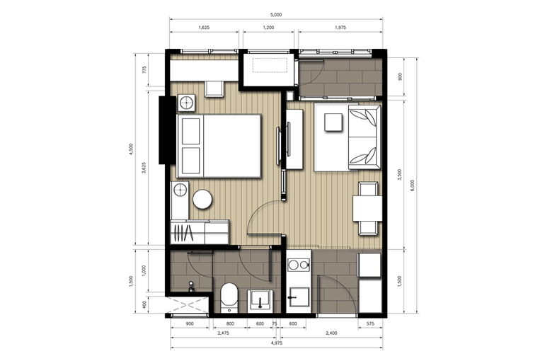 Ideo Mobi Sukhumvit 1 Bedroom B1-6