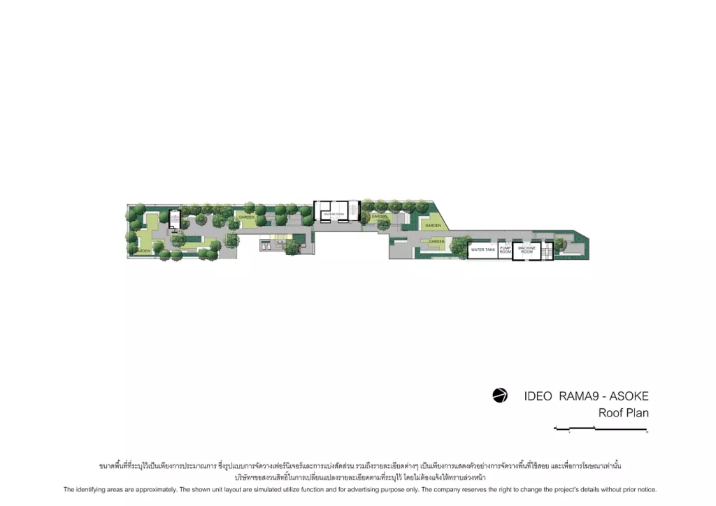 Ideo Rama 9 - Asoke Roof Plan