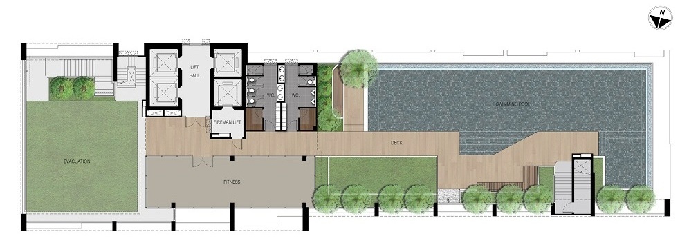 Life Sukhumvit 48 31st floor plan S tower