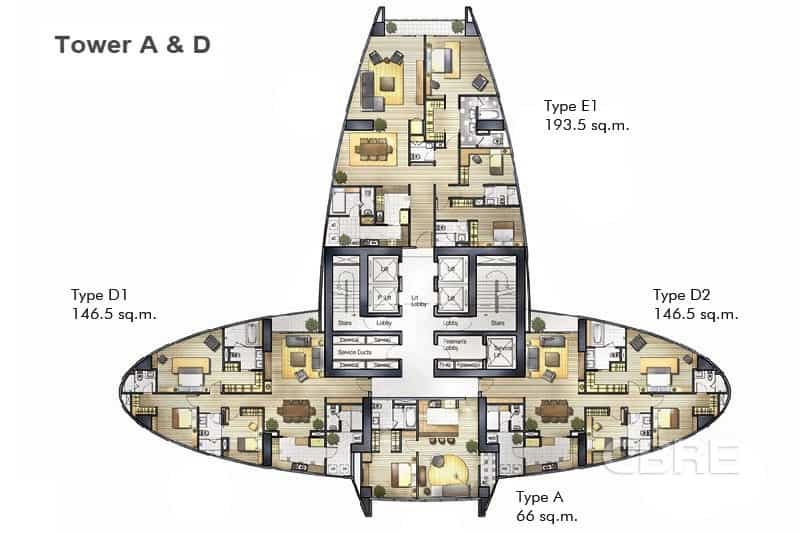 Millennium Residence Tower A&D