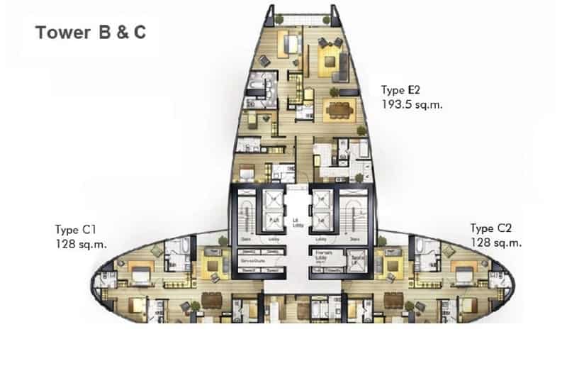 Millennium Residence Tower B&C