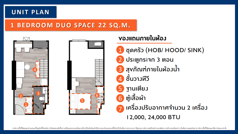 Origin Plug & Play Ramkhamheng Triple Station 1 Bedroom (S) 22 sqm.