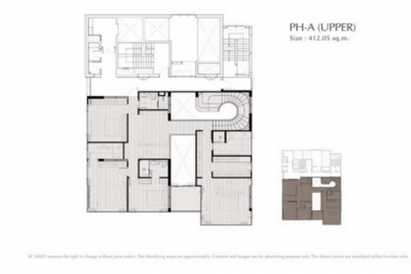 Saladeang One Penthouse Upper Floor Type PH-A