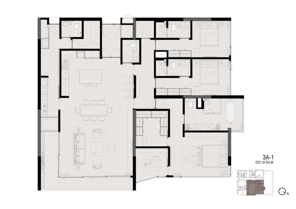 Saladeang One 3 Bedrooms Type 3A-1