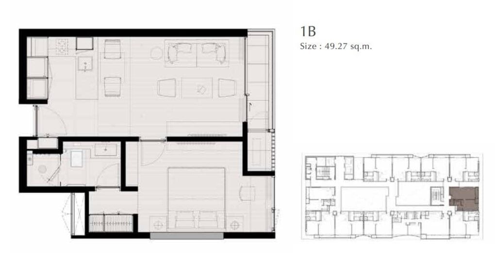 Saladeang One 1 Bedroom Type 1B