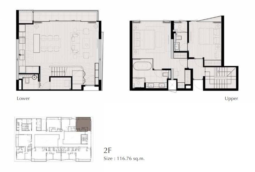 Saladeang One 2 Bedrooms Duplex Type 2F