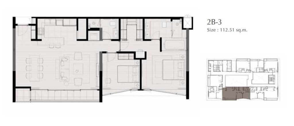 Saladeang One 2 Bedrooms Type 2B-3