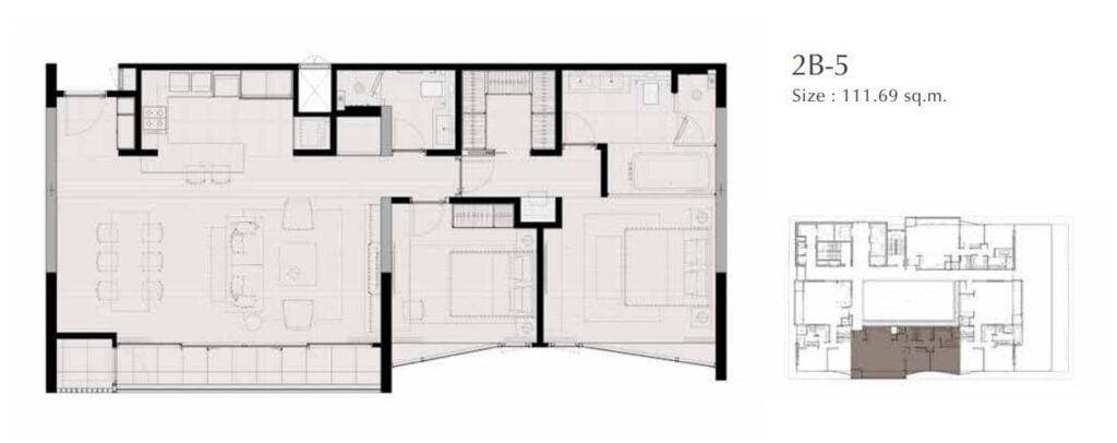 Saladeang One 2 Bedrooms Type 2B-5