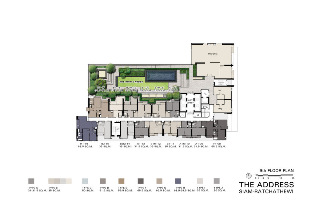 The Address Siam Ratchathewi 9th Floor