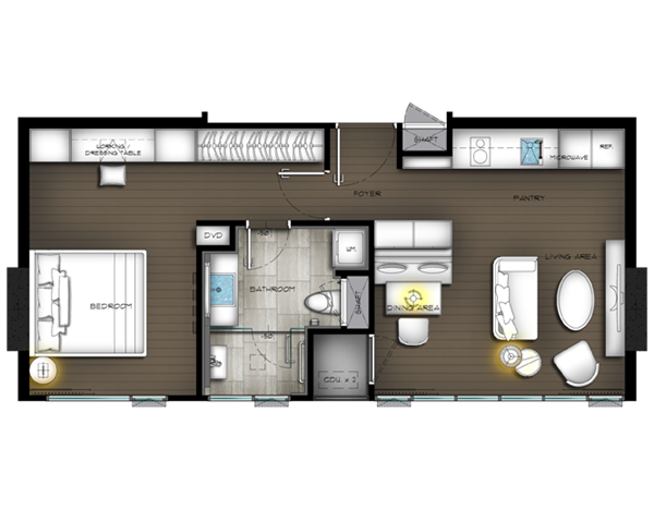 The Diplomat Sathorn 1 Bedroom A5