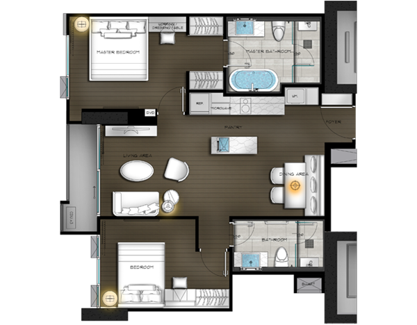 The Diplomat 2 Bedrooms B4