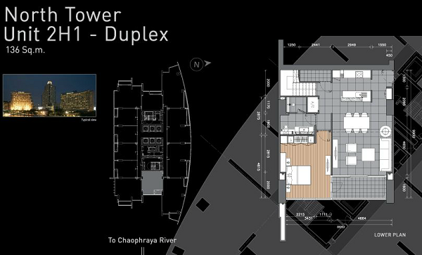 The-River-by-Raimon-Land-Duplex-2H1-136-sqm.-Unit-Plan