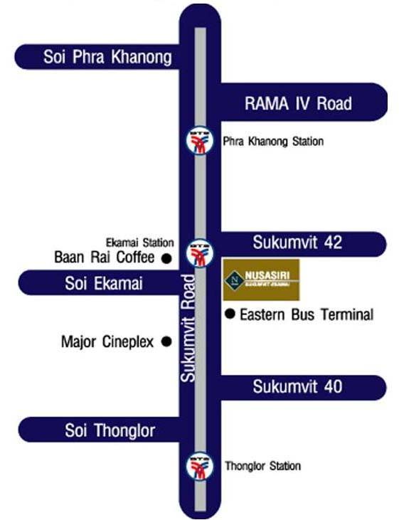 Nusasiri Grand Condo Map