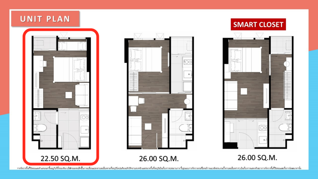 The Origin Ramintra 83 Station 1 Bedroom 22.50 sqm.