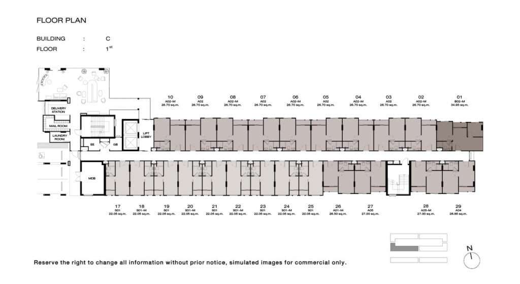 Nue Cross Khu kot Station Tower C 1st Floor